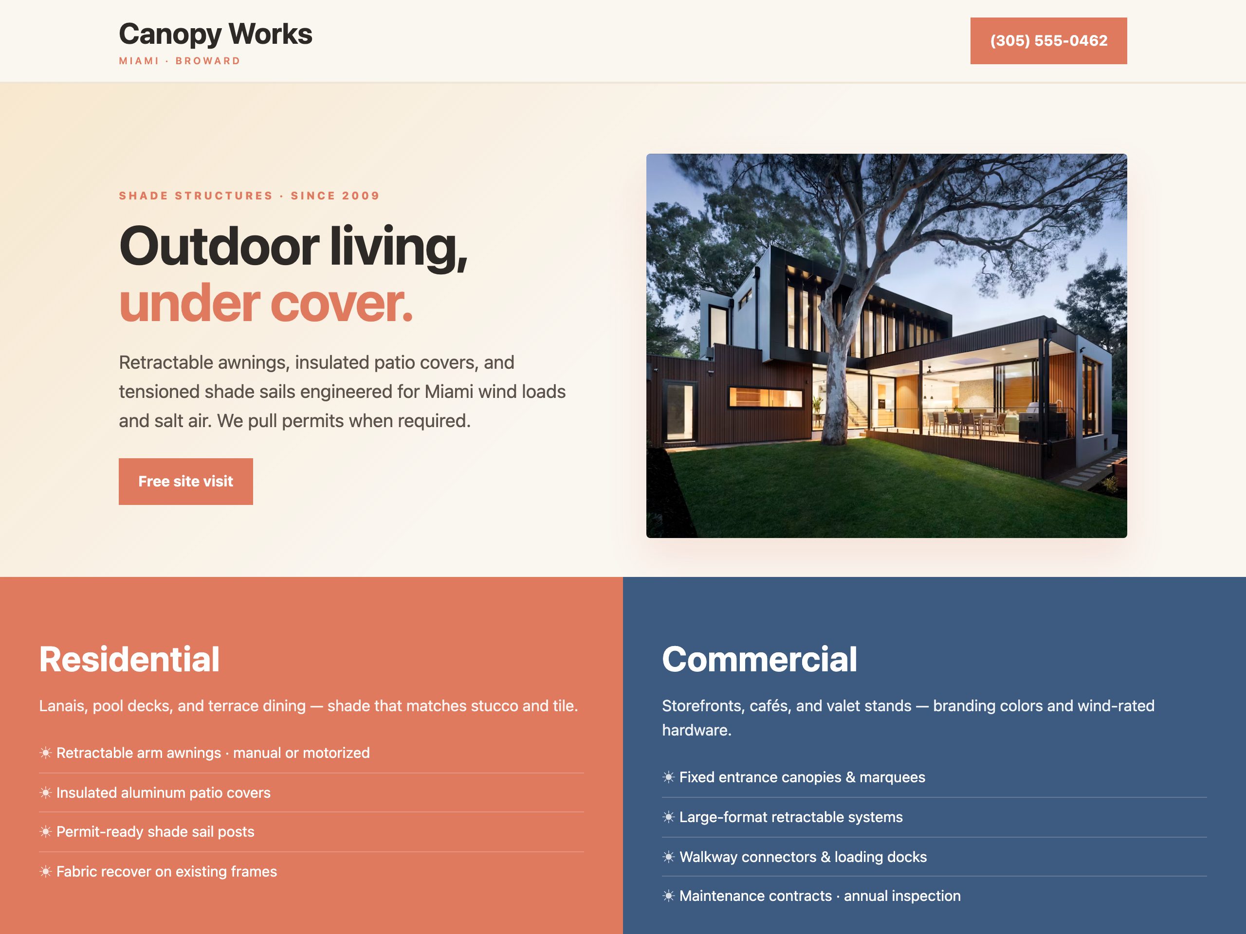 Canopy Works — built with Nanopage